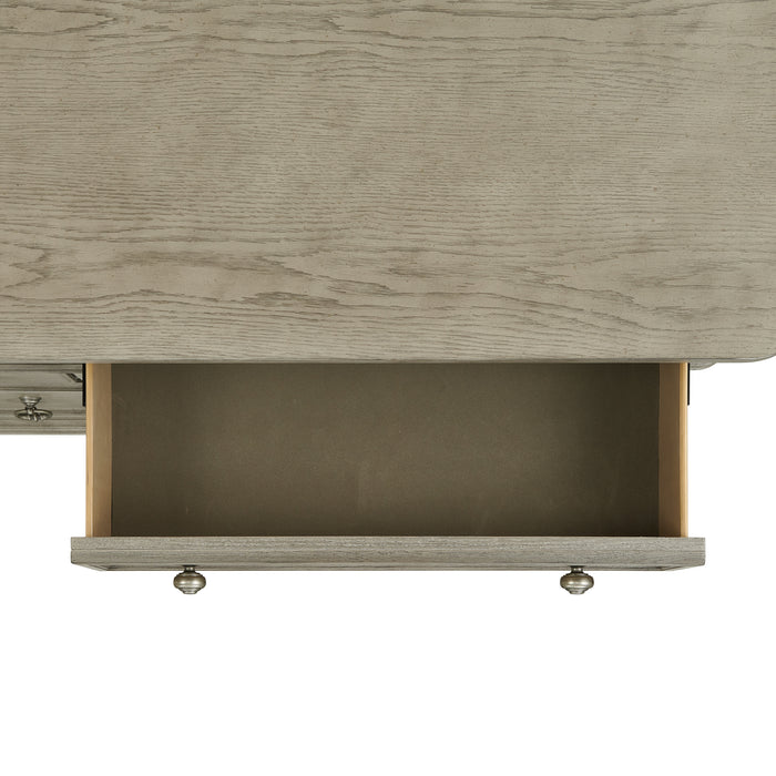 Whit-Ash Dresser and Mirror Set in Light Grey - Faith Furniture (Manhattan, KS)