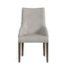 Yellowstone Dining Host Chair with Grey Fabric in Medium Brown (2 Per Carton) - Faith Furniture (Manhattan, KS)