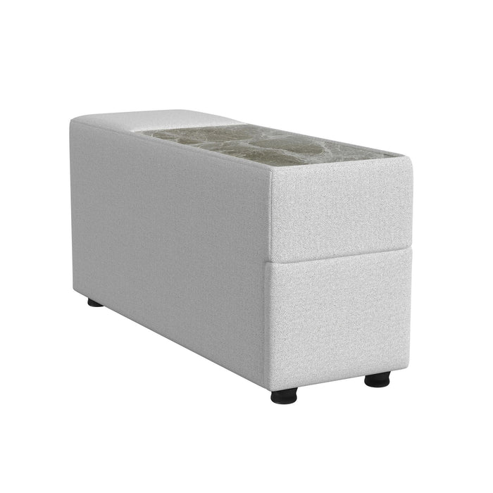 Zandara 7PC Modular Set in Olefin Beige with Pillows