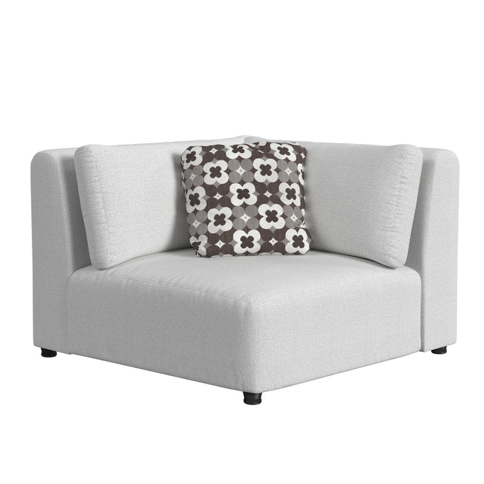 Zandara 7PC Modular Set in Olefin Beige with Pillows