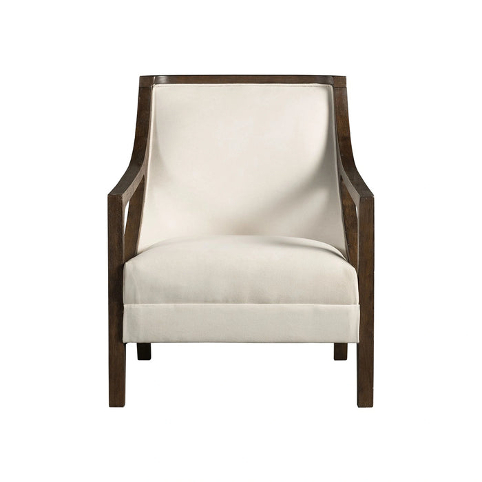 Hopkins Chair w/Brown Arm Columbia Natural(ISTA 3)