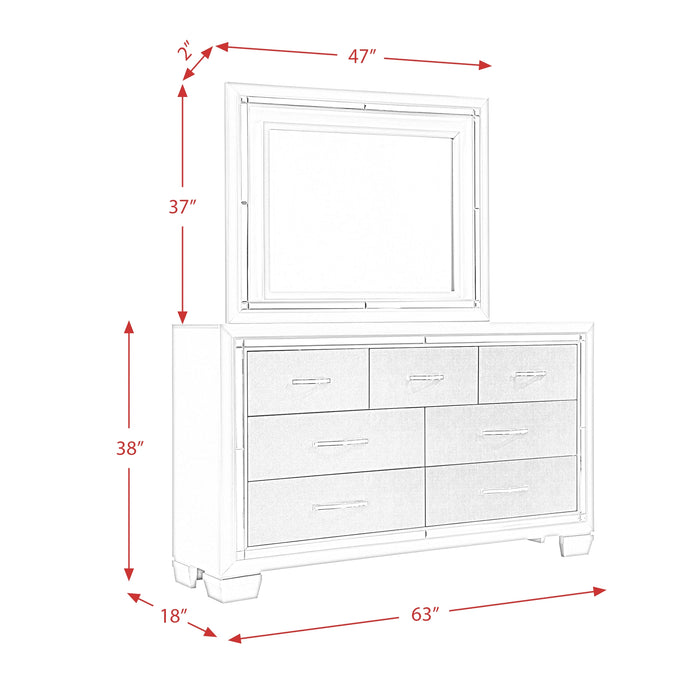 Platinum Queen Platform Storage 5PC Set
