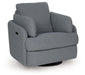 Alainmont Next-Gen Nuvella Swivel Power Recliner - Faith Furniture (Manhattan, KS)