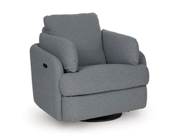 Alainmont Next-Gen Nuvella Swivel Power Recliner - Faith Furniture (Manhattan, KS)