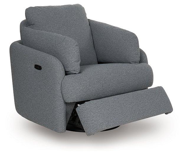 Alainmont Next-Gen Nuvella Swivel Power Recliner - Faith Furniture (Manhattan, KS)