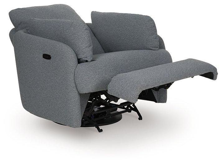 Alainmont Next-Gen Nuvella Swivel Power Recliner - Faith Furniture (Manhattan, KS)