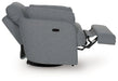 Alainmont Next-Gen Nuvella Swivel Power Recliner - Faith Furniture (Manhattan, KS)