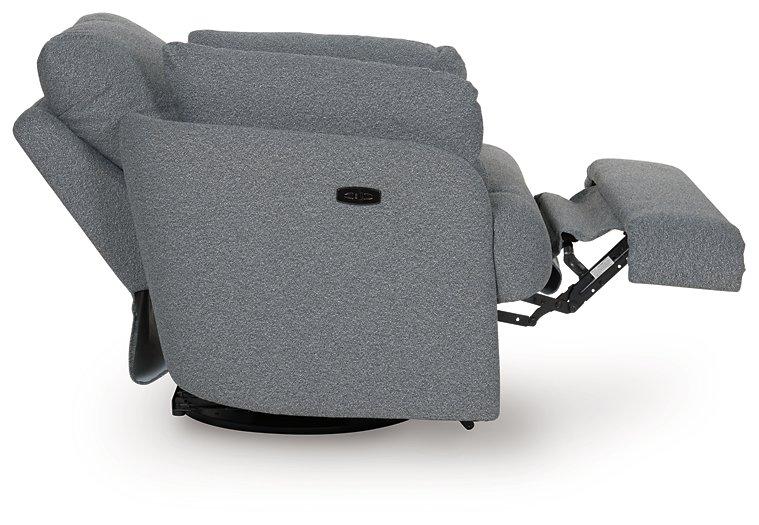 Alainmont Next-Gen Nuvella Swivel Power Recliner - Faith Furniture (Manhattan, KS)