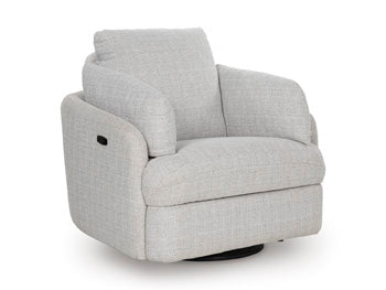 Alainmont Next-Gen Nuvella Swivel Power Recliner - Faith Furniture (Manhattan, KS)