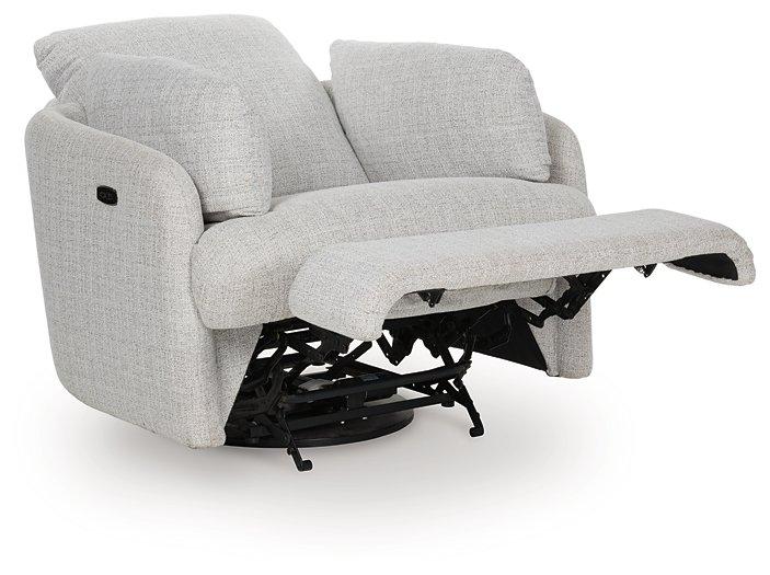 Alainmont Next-Gen Nuvella Swivel Power Recliner - Faith Furniture (Manhattan, KS)