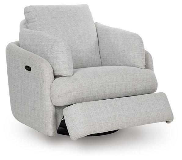 Alainmont Next-Gen Nuvella Swivel Power Recliner - Faith Furniture (Manhattan, KS)