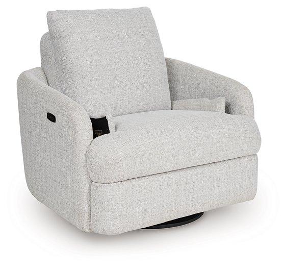 Alainmont Next-Gen Nuvella Swivel Power Recliner - Faith Furniture (Manhattan, KS)
