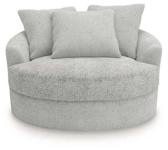 Cuddle Plush Oversized Swivel Accent Chair - Faith Furniture (Manhattan, KS)