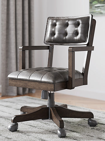 Breckington Home Office Desk Chair - Faith Furniture (Manhattan, KS)