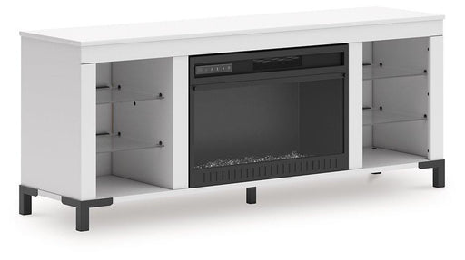 Brollevi 60" TV Stand with Electric Fireplace - Faith Furniture (Manhattan, KS)
