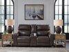 Crossplex Power Reclining Loveseat with Console - Faith Furniture (Manhattan, KS)