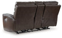 Crossplex Power Reclining Loveseat with Console - Faith Furniture (Manhattan, KS)