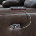 Crossplex Power Reclining Loveseat with Console - Faith Furniture (Manhattan, KS)