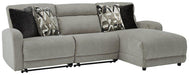 Colleyville Power Reclining Sectional with Chaise - Faith Furniture (Manhattan, KS)