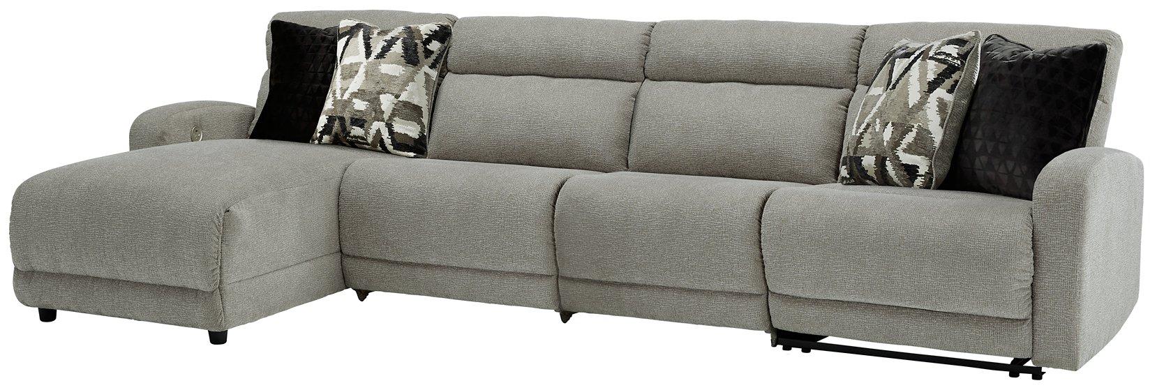 Colleyville Power Reclining Sectional with Chaise - Faith Furniture (Manhattan, KS)