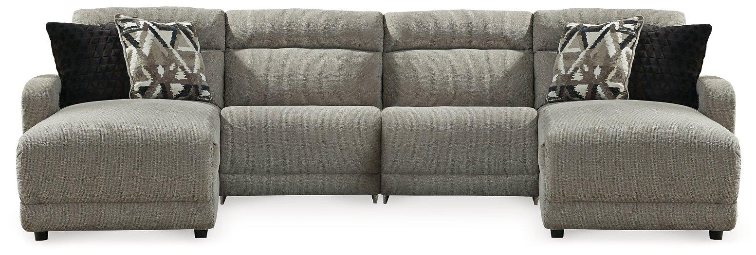 Colleyville Power Reclining Sectional with Chaise - Faith Furniture (Manhattan, KS)