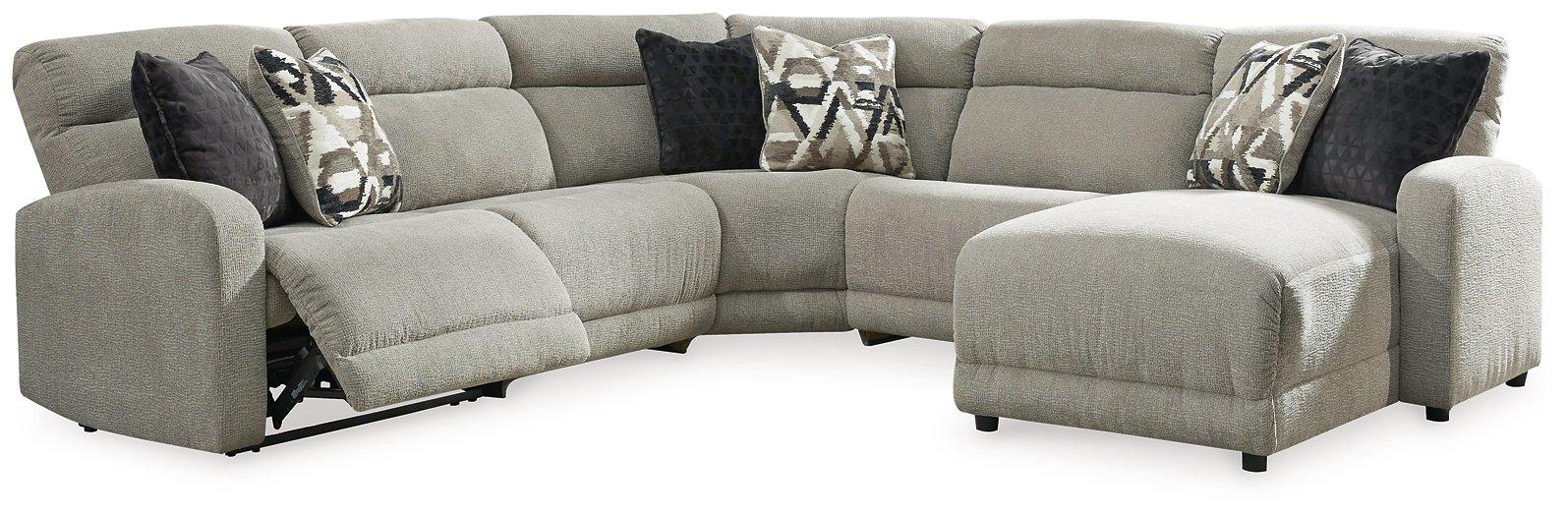 Colleyville Power Reclining Sectional with Chaise - Faith Furniture (Manhattan, KS)