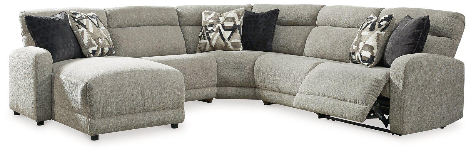 Colleyville Power Reclining Sectional with Chaise - Faith Furniture (Manhattan, KS)