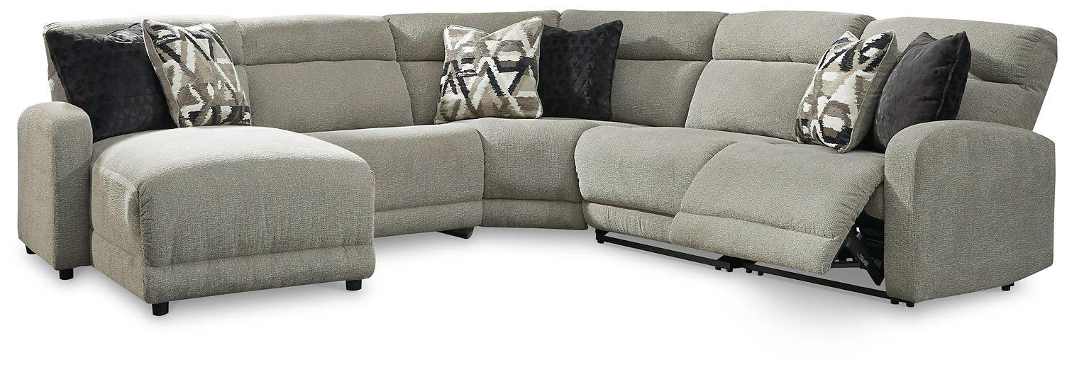 Colleyville Power Reclining Sectional with Chaise - Faith Furniture (Manhattan, KS)