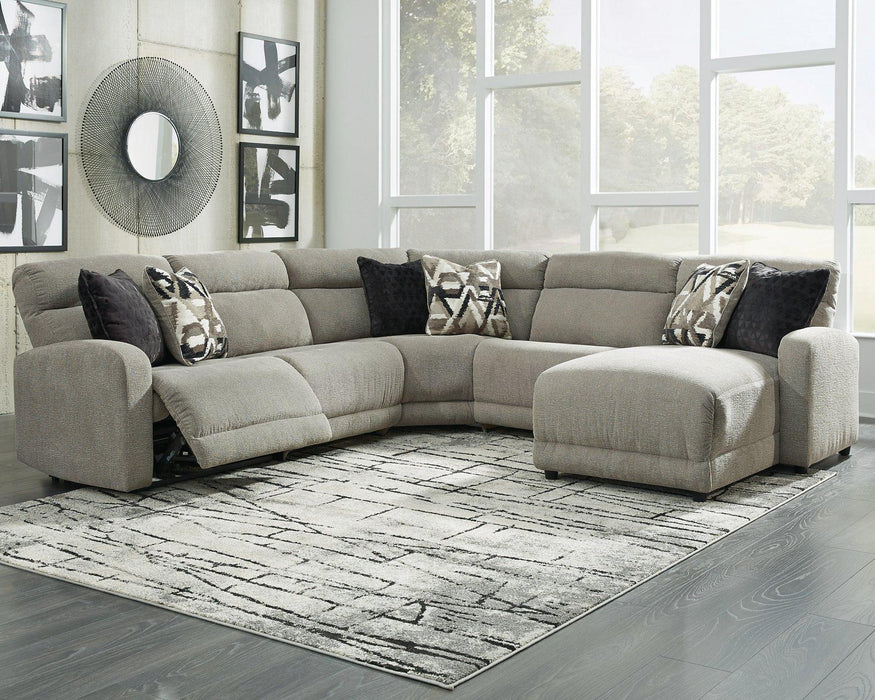Colleyville Power Reclining Sectional with Chaise - Faith Furniture (Manhattan, KS)