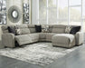 Colleyville Power Reclining Sectional with Chaise - Faith Furniture (Manhattan, KS)