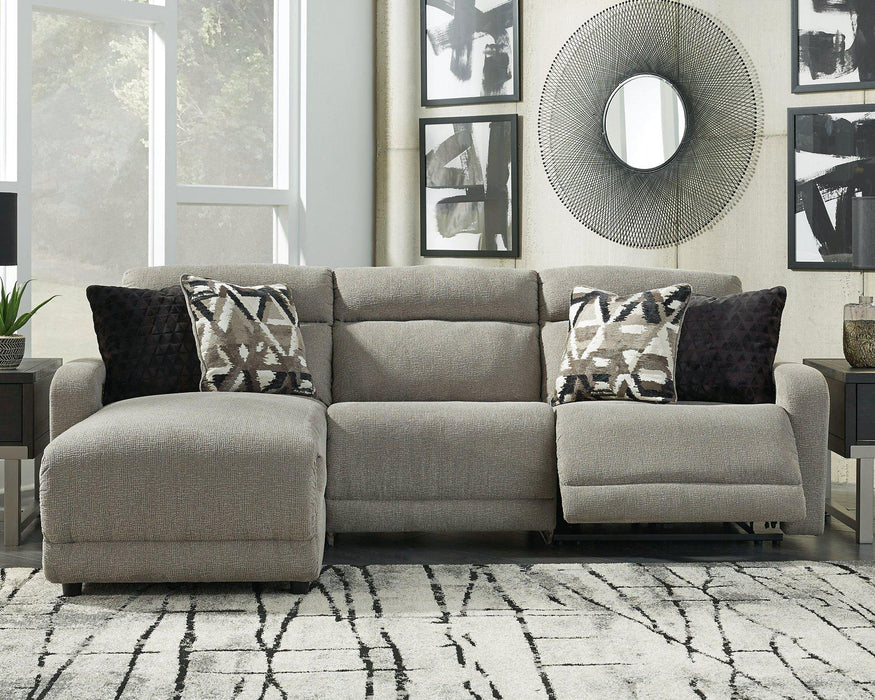 Colleyville Power Reclining Sectional with Chaise - Faith Furniture (Manhattan, KS)