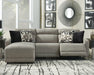Colleyville Power Reclining Sectional with Chaise - Faith Furniture (Manhattan, KS)