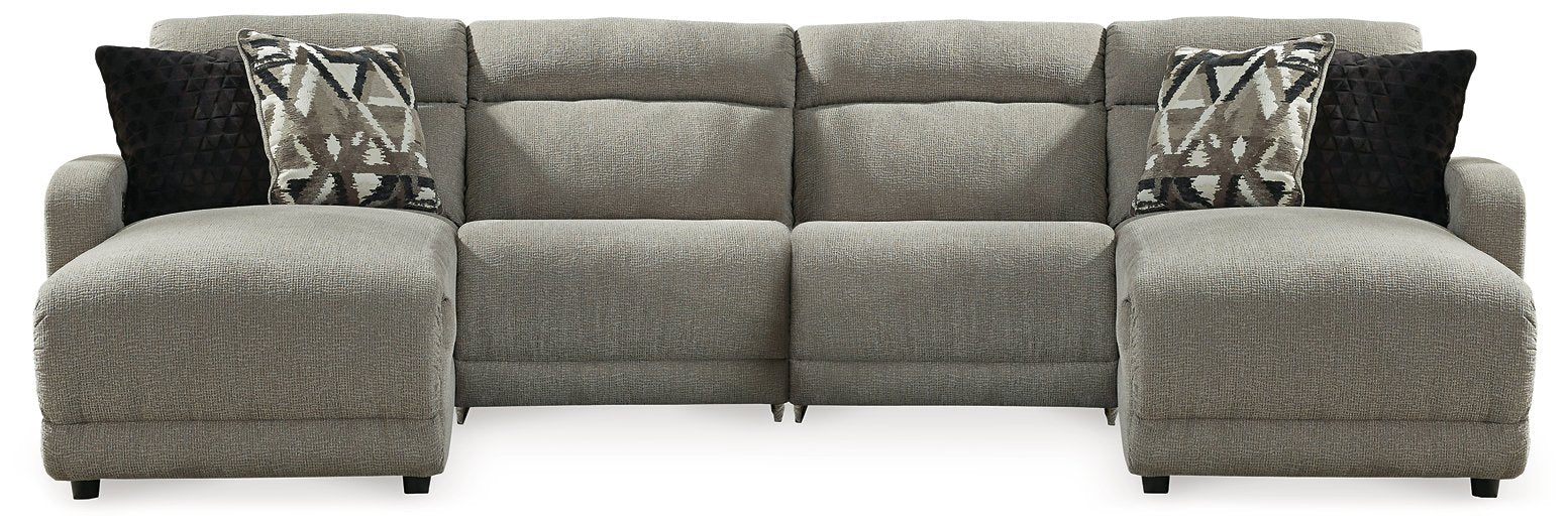 Colleyville Power Reclining Sectional with Chaise - Faith Furniture (Manhattan, KS)