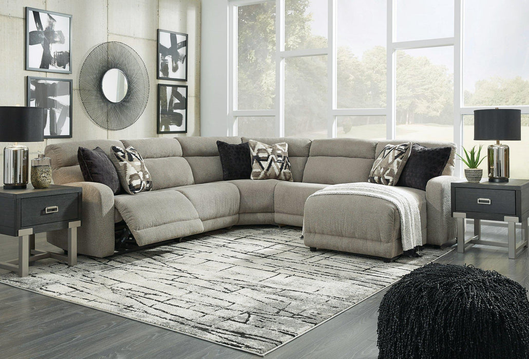 Colleyville Power Reclining Sectional with Chaise - Faith Furniture (Manhattan, KS)