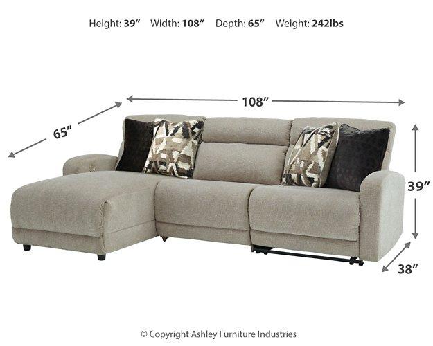 Colleyville Power Reclining Sectional with Chaise - Faith Furniture (Manhattan, KS)