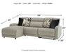 Colleyville Power Reclining Sectional with Chaise - Faith Furniture (Manhattan, KS)
