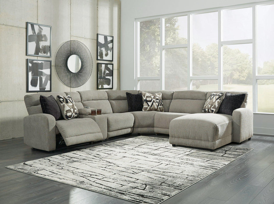 Colleyville Power Reclining Sectional with Chaise - Faith Furniture (Manhattan, KS)