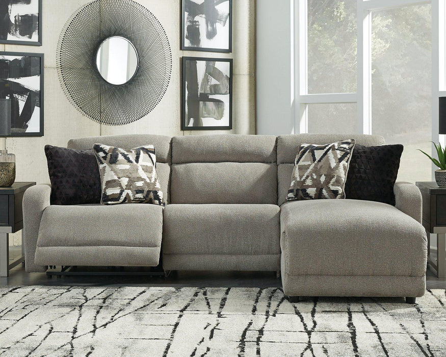 Colleyville Power Reclining Sectional with Chaise - Faith Furniture (Manhattan, KS)
