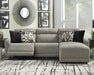 Colleyville Power Reclining Sectional with Chaise - Faith Furniture (Manhattan, KS)