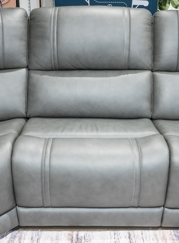 5Z - Pittson Power Sectional Reclining Sofa - Faith Furniture (Manhattan, KS)