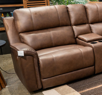 Bleckley Power Reclining Sectional Loveseat - Faith Furniture (Manhattan, KS)