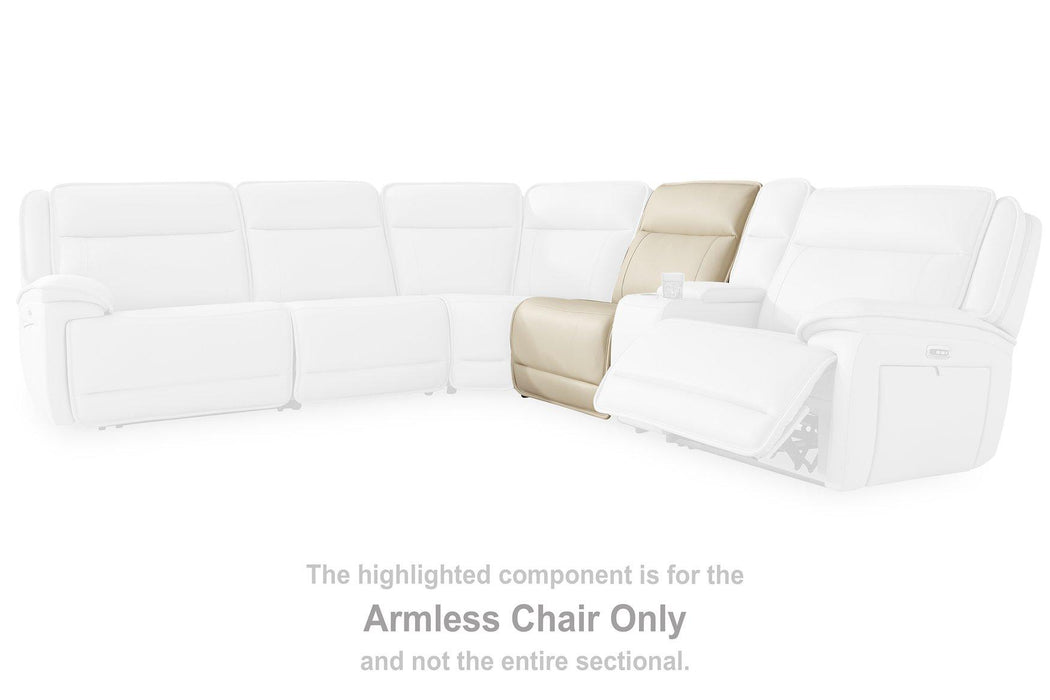 Double Deal Reclining Sectional with Console - Faith Furniture (Manhattan, KS)