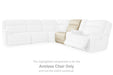 Double Deal Reclining Sectional with Console - Faith Furniture (Manhattan, KS)