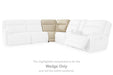 Double Deal Reclining Sectional with Console - Faith Furniture (Manhattan, KS)