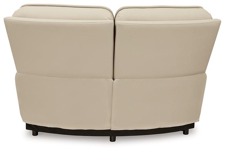 Double Deal Reclining Sectional with Console - Faith Furniture (Manhattan, KS)