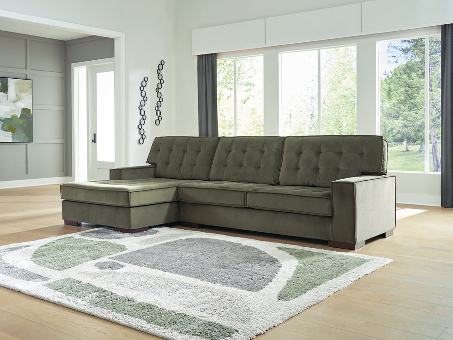 Caspian-Town Sectional with Chaise - Faith Furniture (Manhattan, KS)