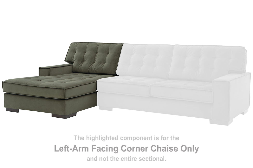 Caspian-Town Sectional with Chaise - Faith Furniture (Manhattan, KS)