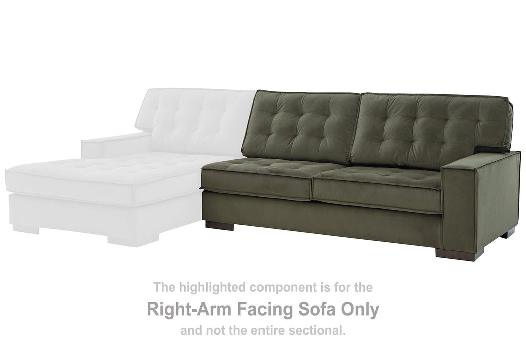 Caspian-Town Sectional with Chaise - Faith Furniture (Manhattan, KS)