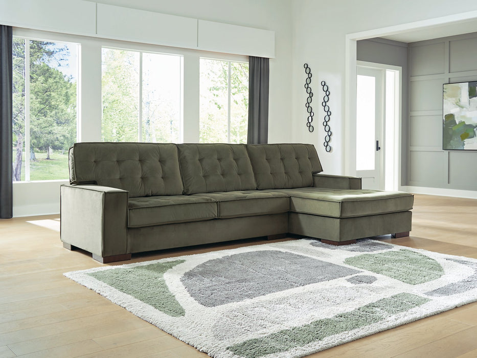Caspian-Town Sectional with Chaise - Faith Furniture (Manhattan, KS)