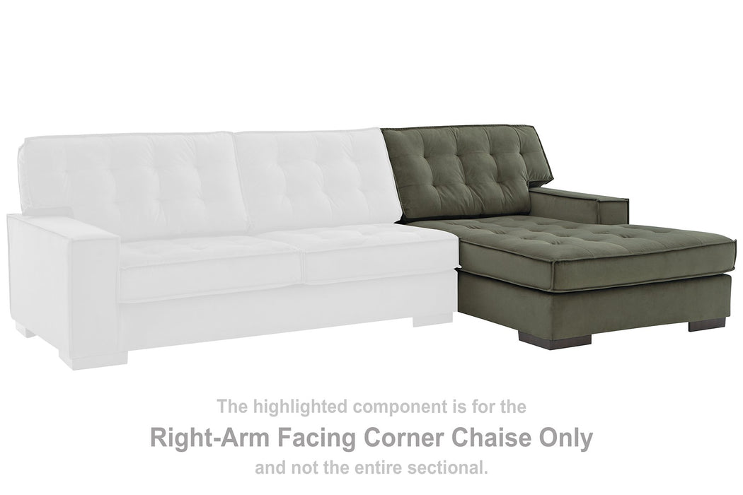 Caspian-Town Sectional with Chaise - Faith Furniture (Manhattan, KS)